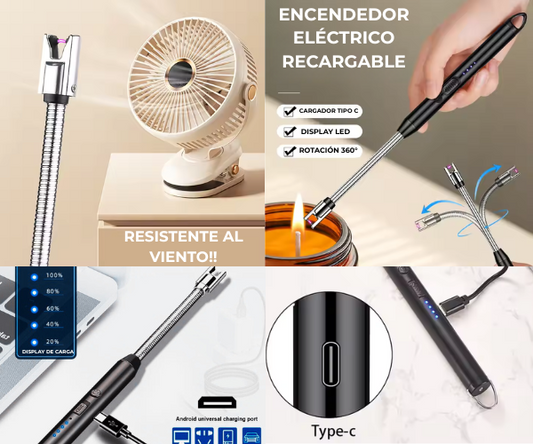 Encendedor Eléctrico Recargable